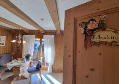 Eingang_Ferienwohnung Wetterstein_Haus Alpenzauber_Krün