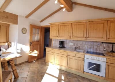 Küchenzeile_Ferienwohnung Karwendel_Haus Alpenzauber_Krün