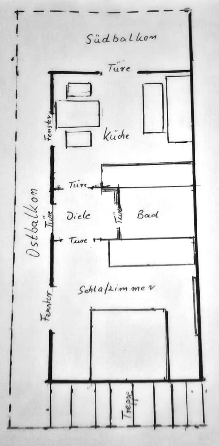 Grundriss Ferienwohnung Soiern Grundriss Ferienwohnung Soiern