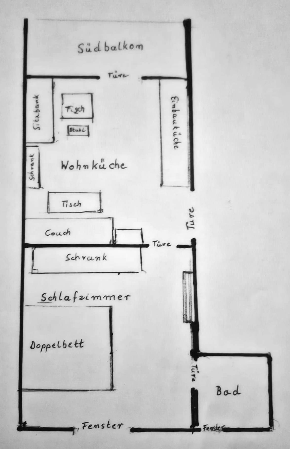 Grundriss Ferienwohnung Wetterstein Grundriss Ferienwohnung Wetterstein